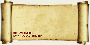 Živka Vlahović vizit kartica